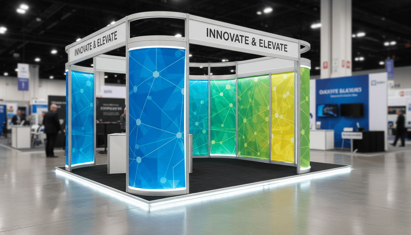 10x20 Custom Tension Fabric Display