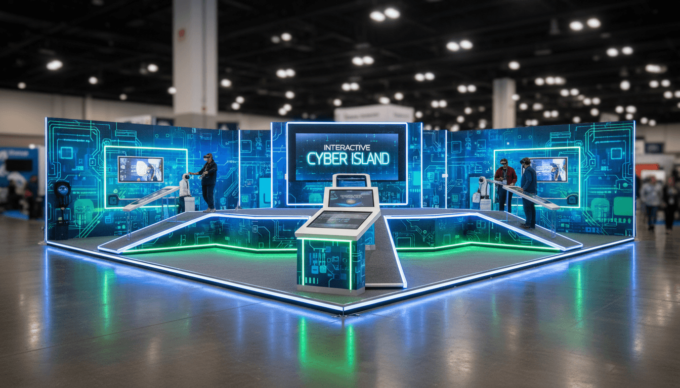 20x20 Interactive Cyber Island